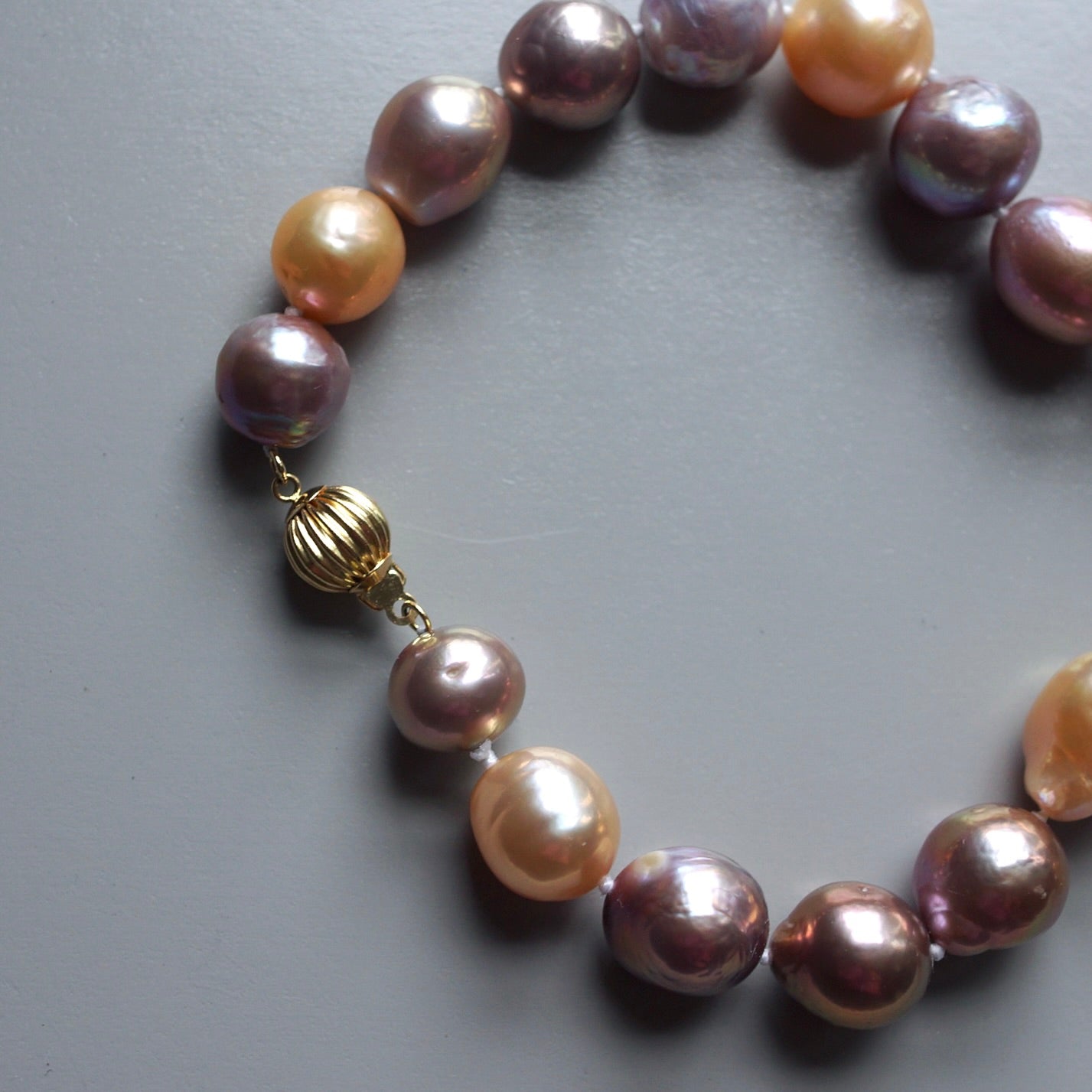 Baroque pearl necklace