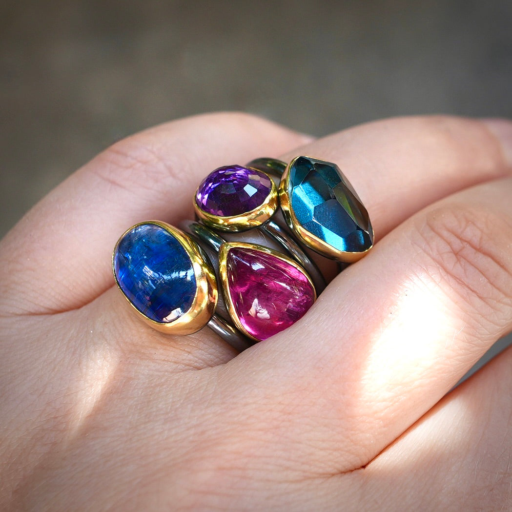 London blue topaz ring