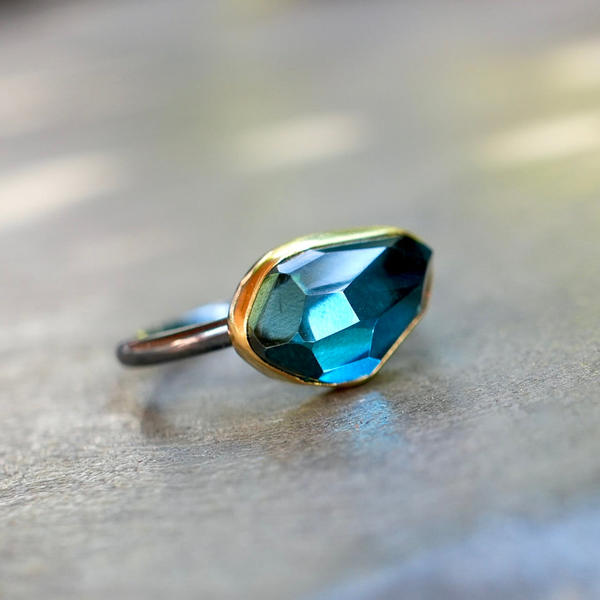 London blue topaz ring