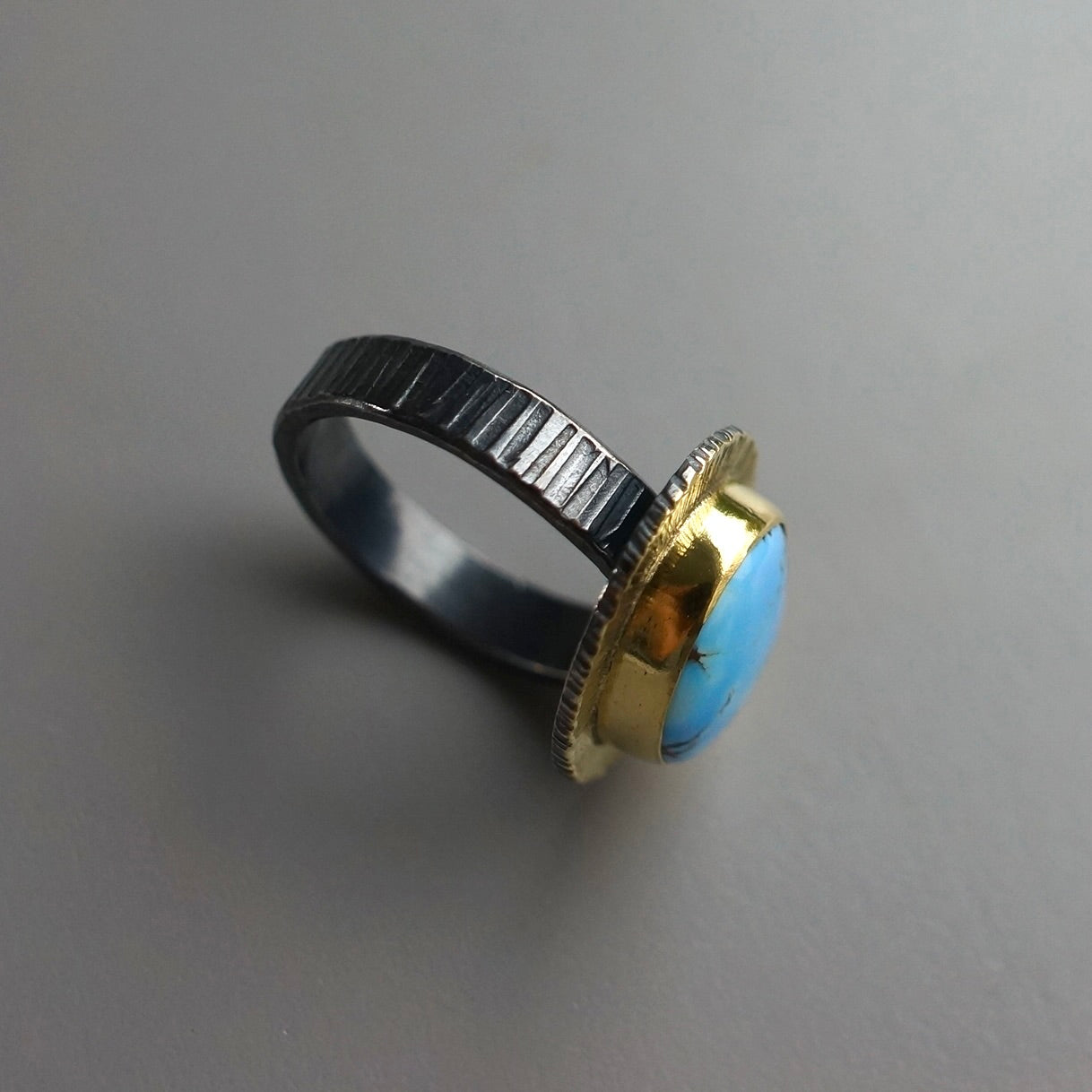 Golden Hills turquoise ring