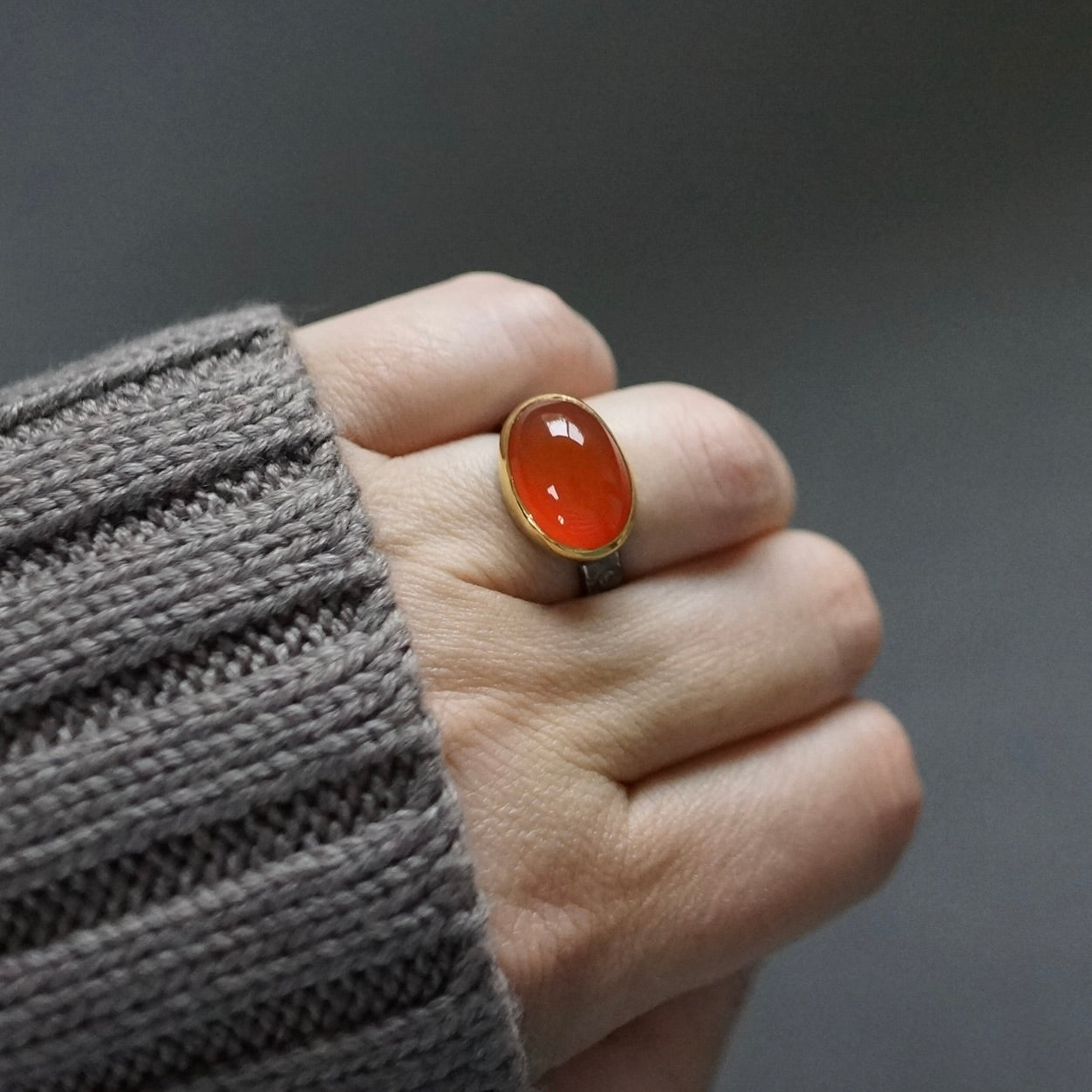Carnelian ring