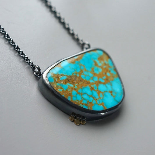 Turquoise mountain necklace