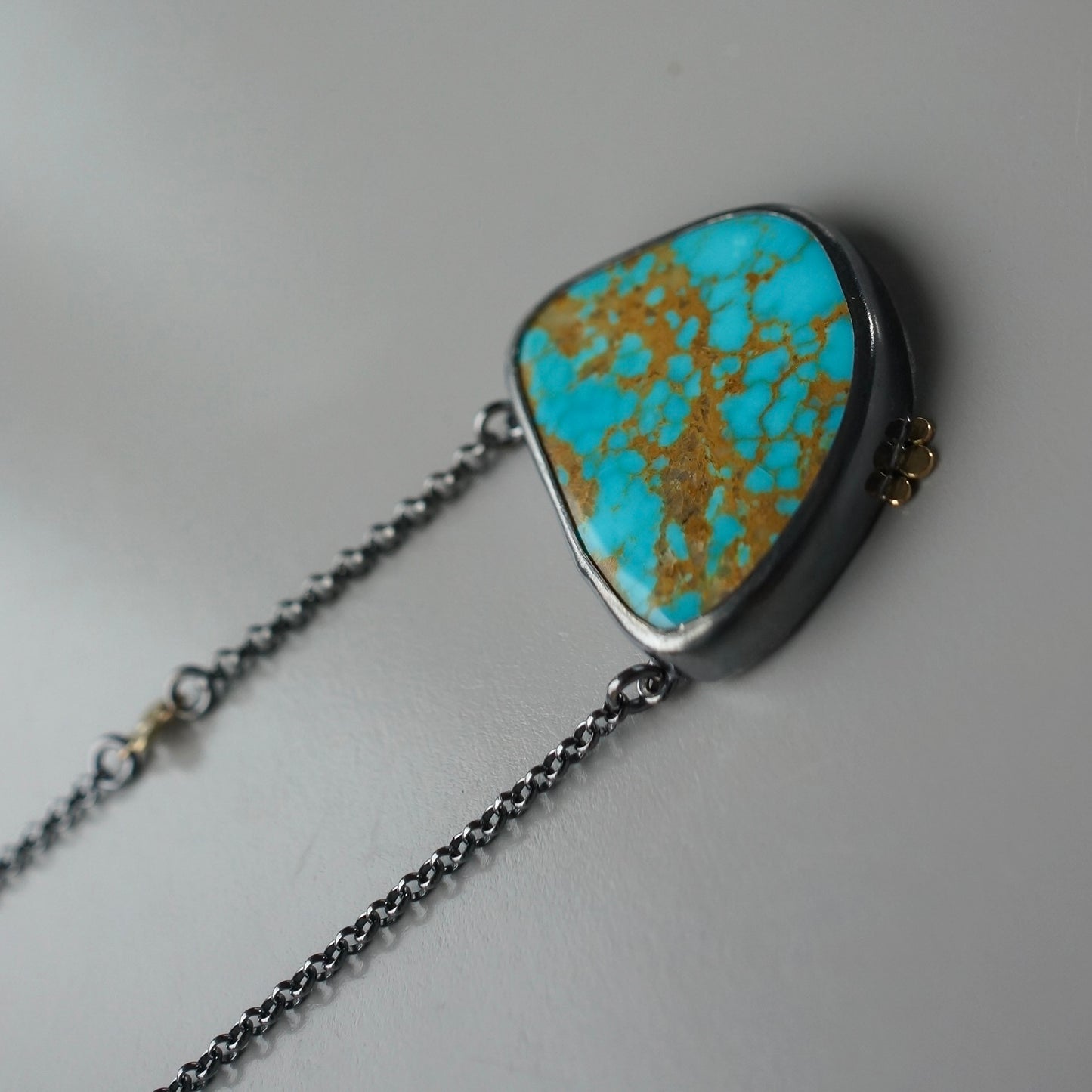Turquoise mountain necklace