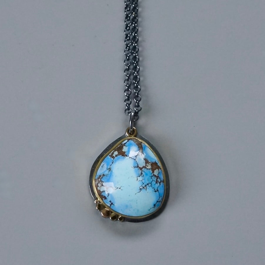 Golden Hill turquoise pendant