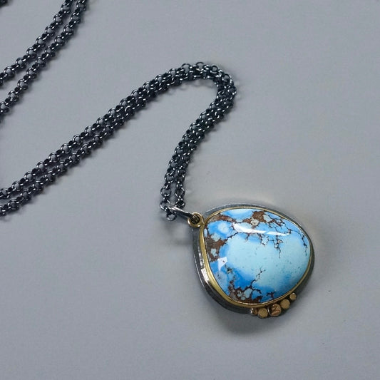Golden Hill turquoise pendant