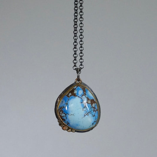 Golden Hill turquoise pendant