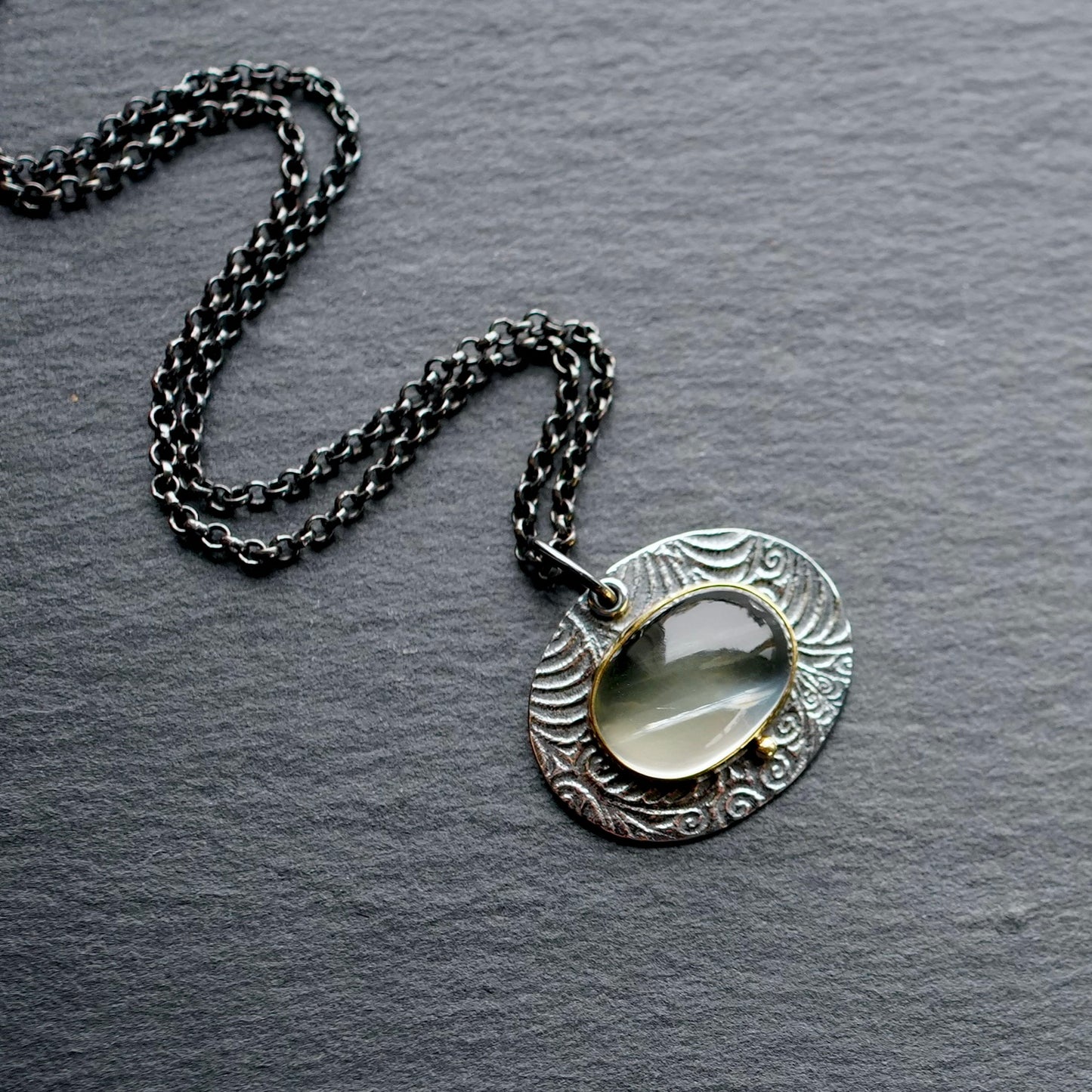 Malawi moonstone pendant