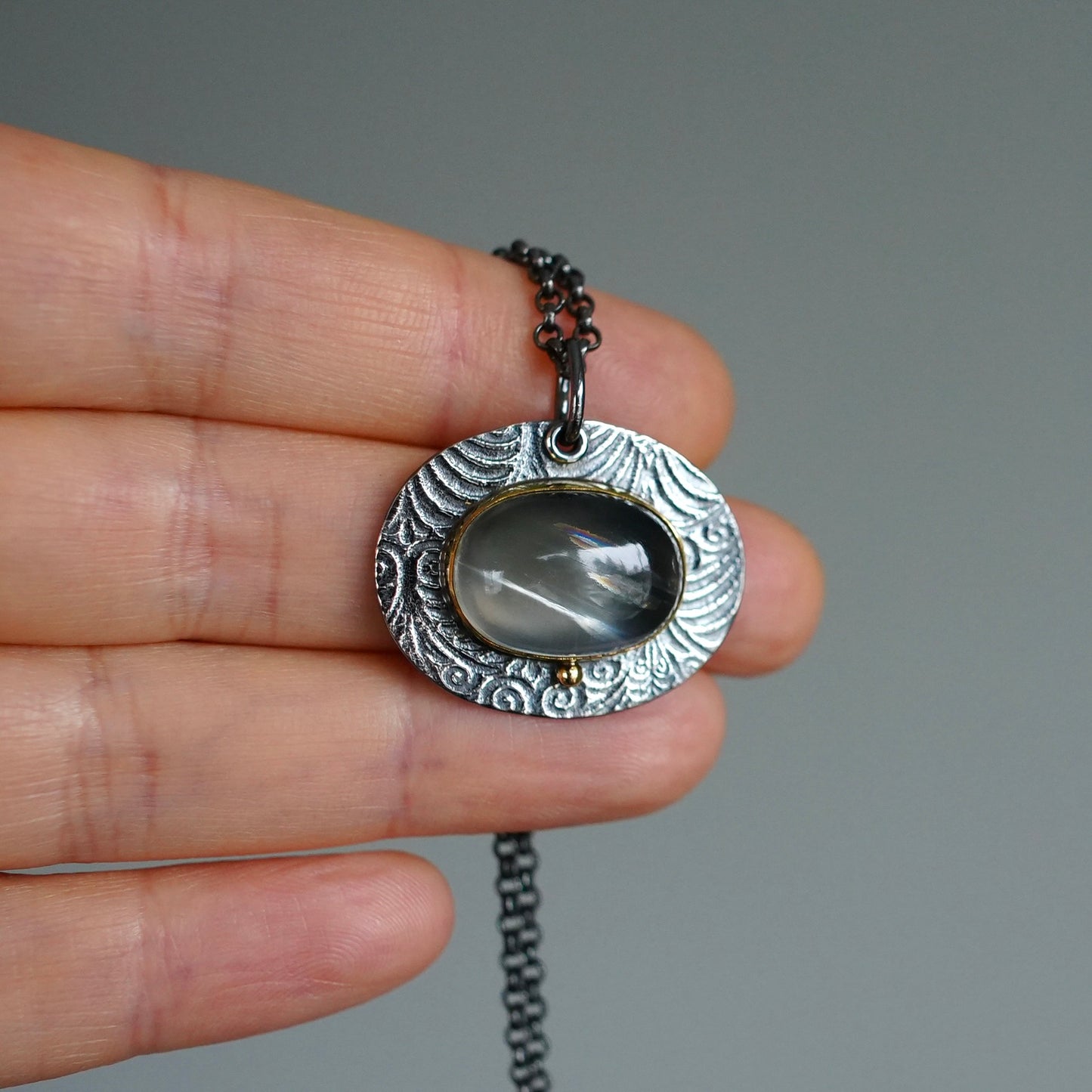 Malawi moonstone pendant