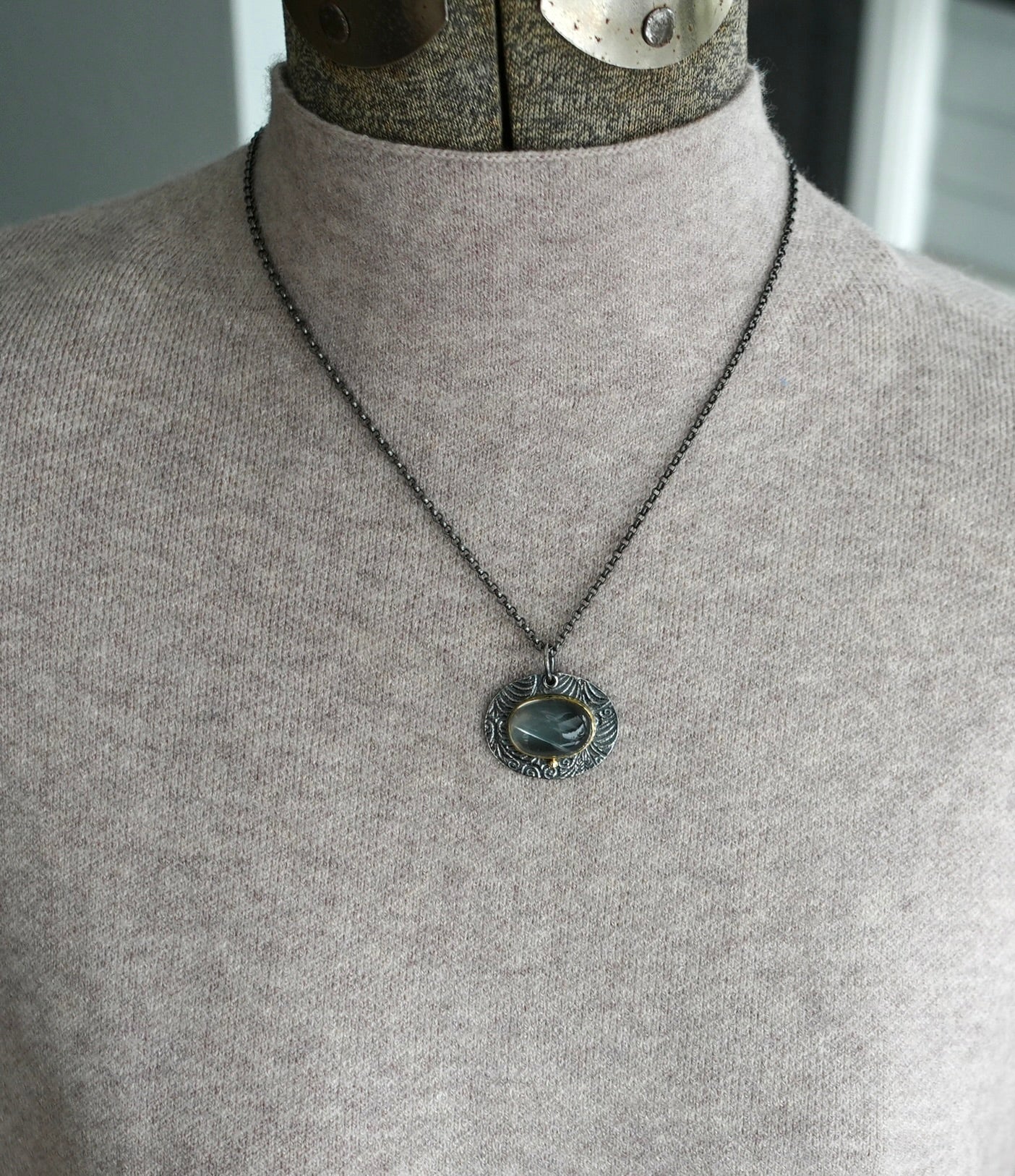 Malawi moonstone pendant