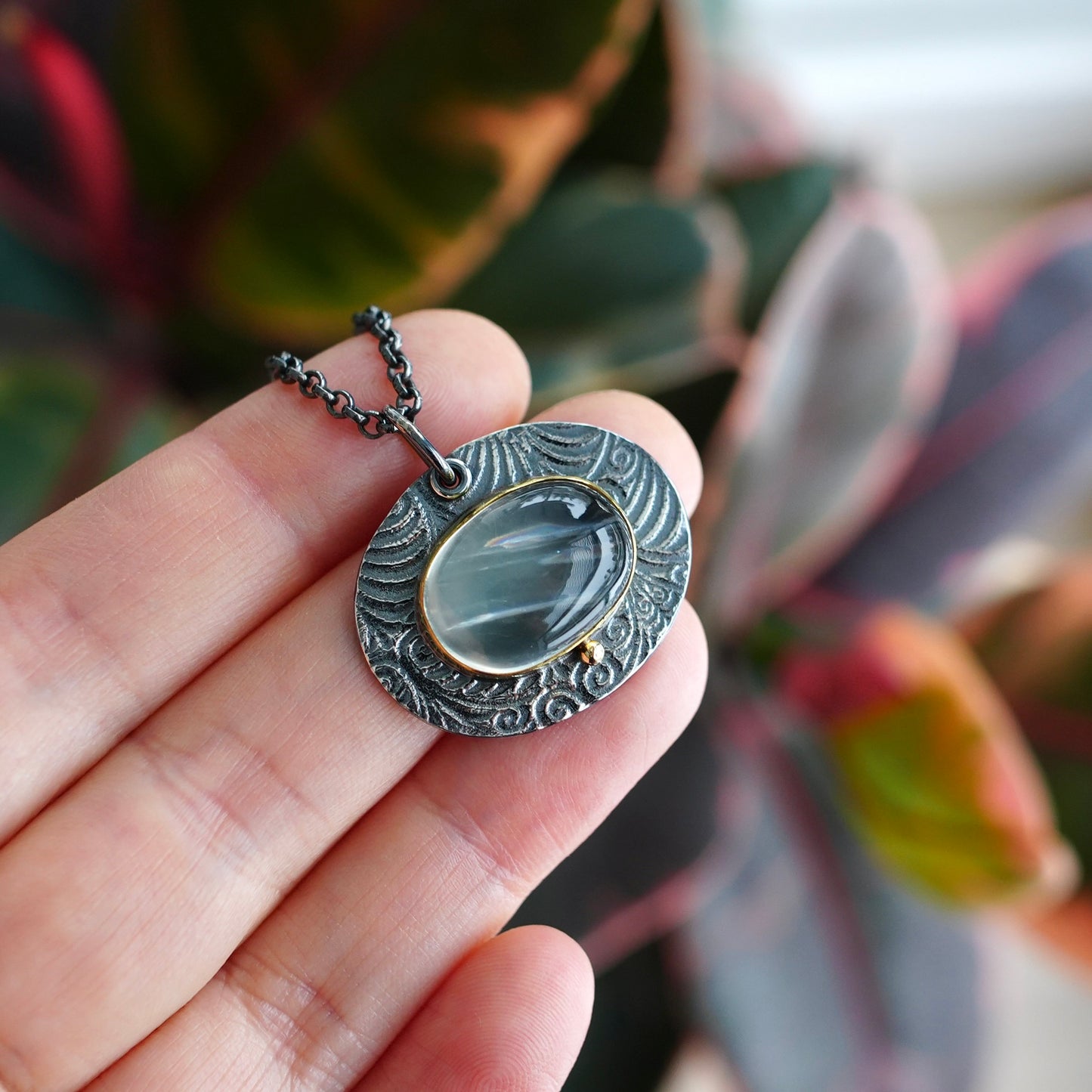 Malawi moonstone pendant
