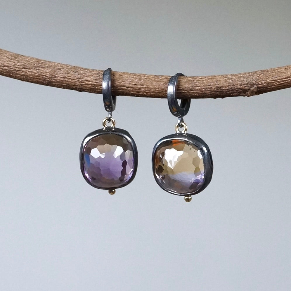 Ametrine earrings