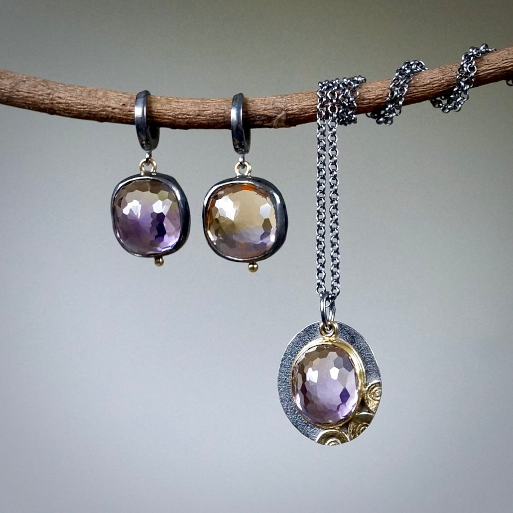 Ametrine pendant