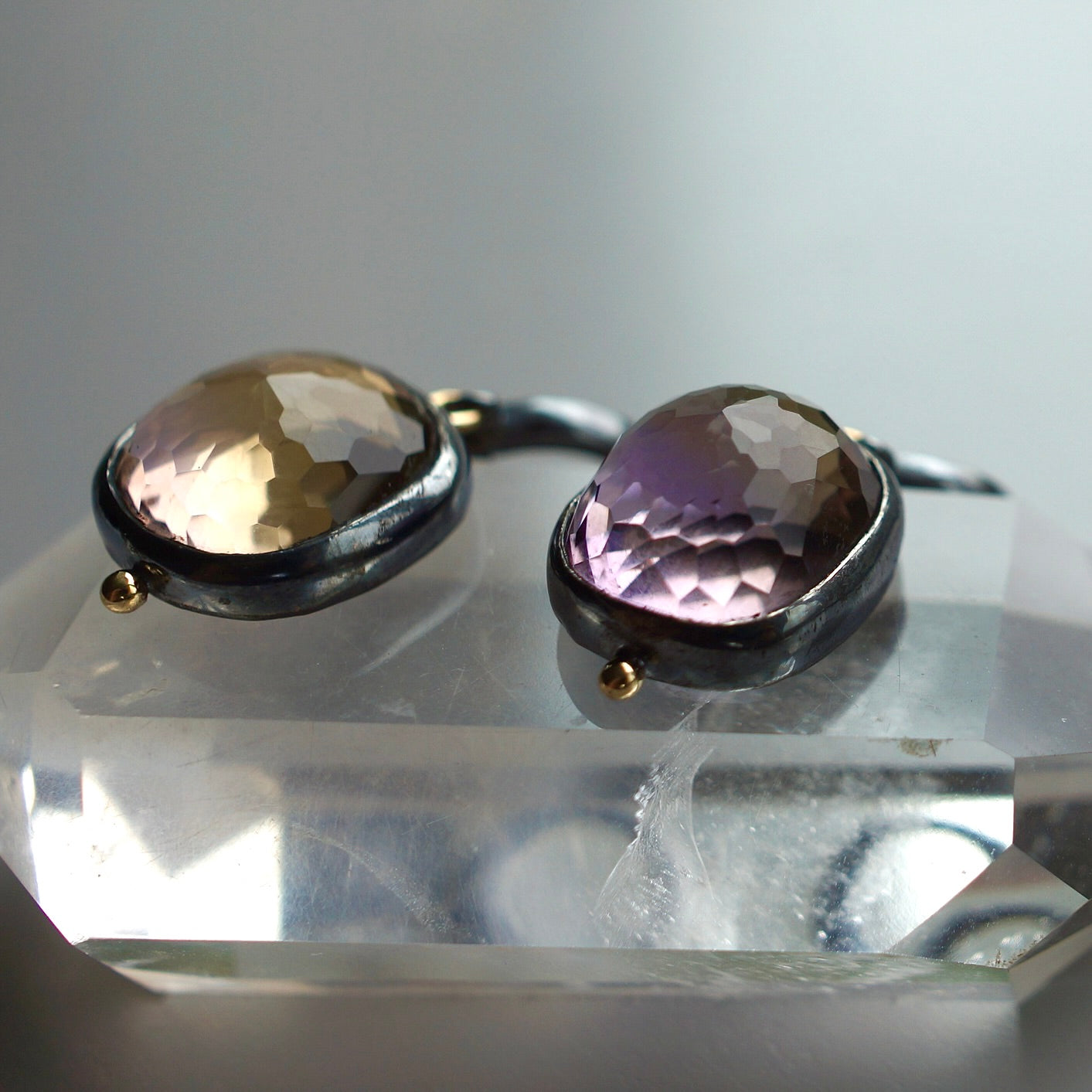 Ametrine earrings