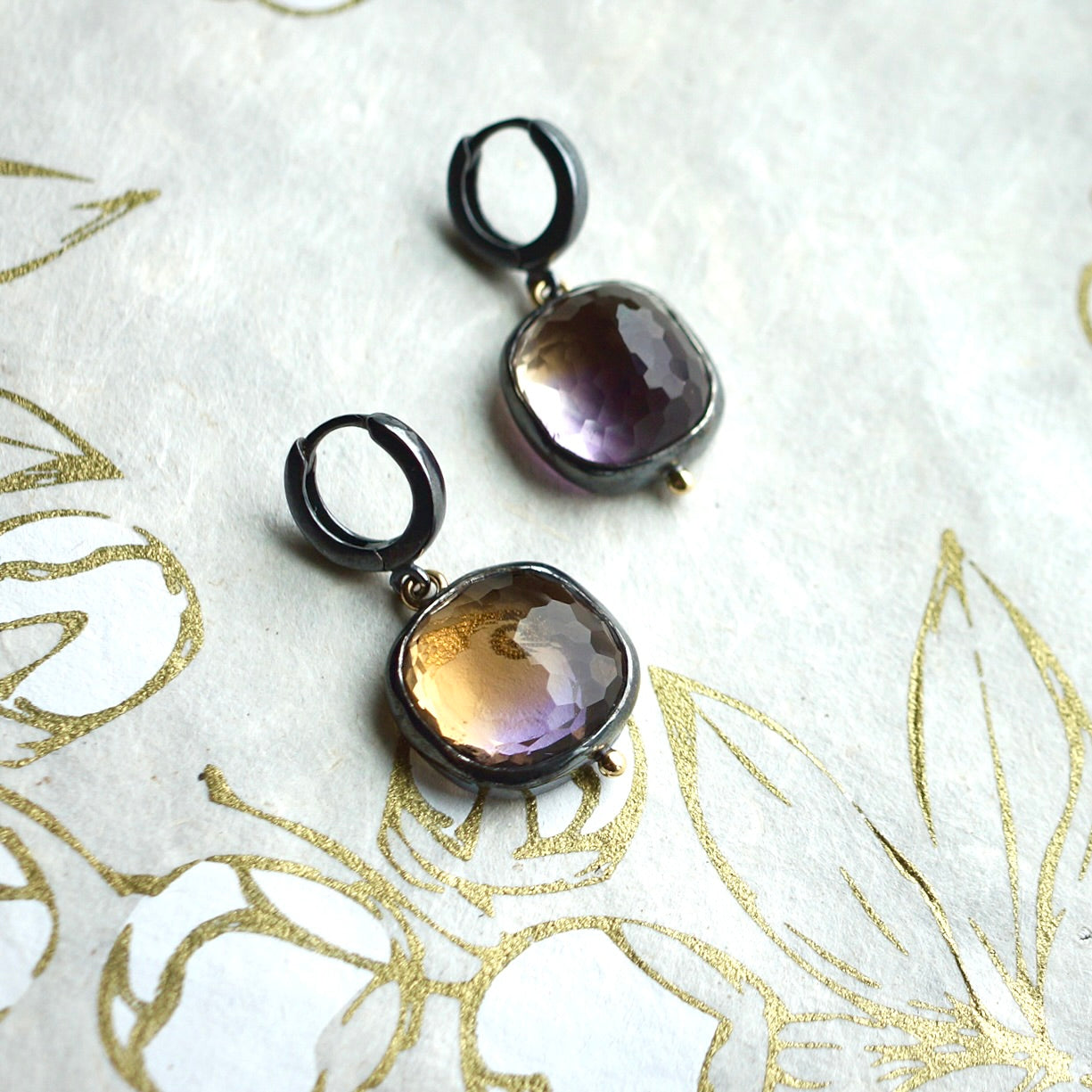 Ametrine earrings
