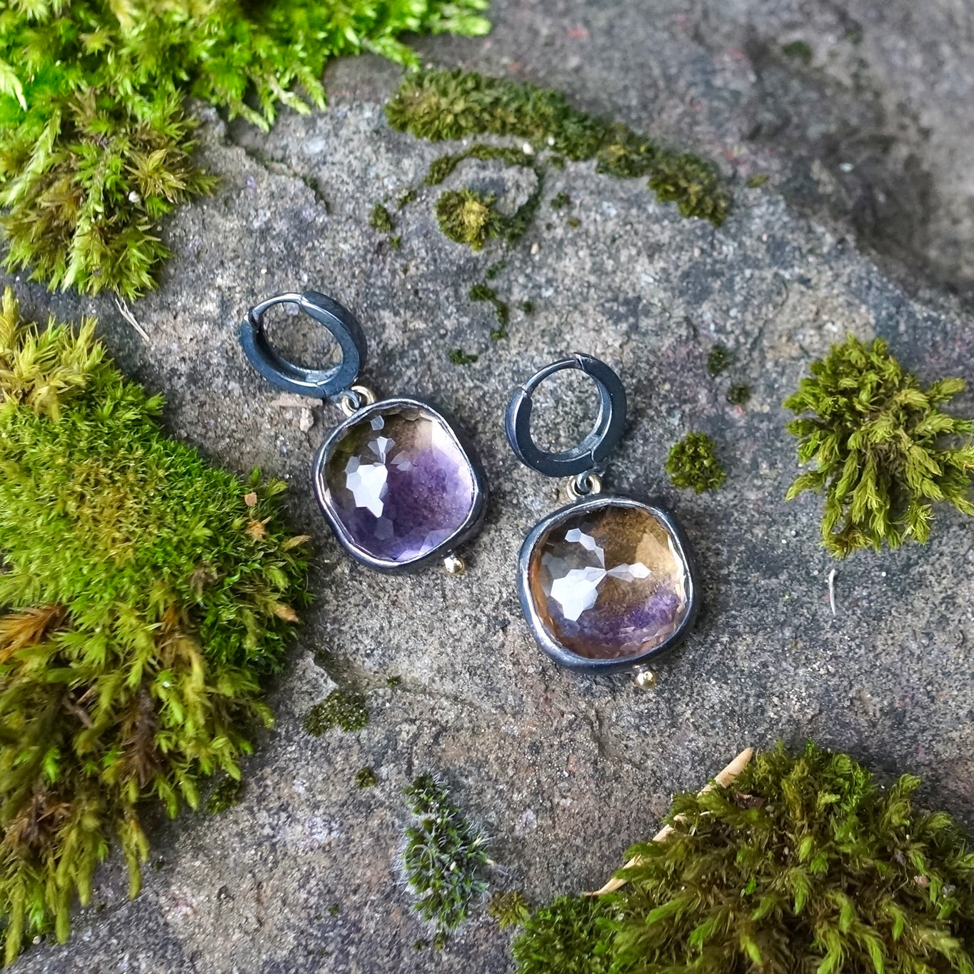 Ametrine earrings