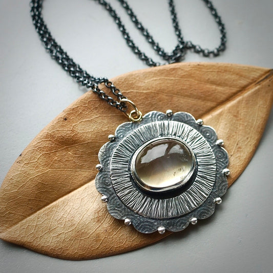 Malawi poonstone pendant