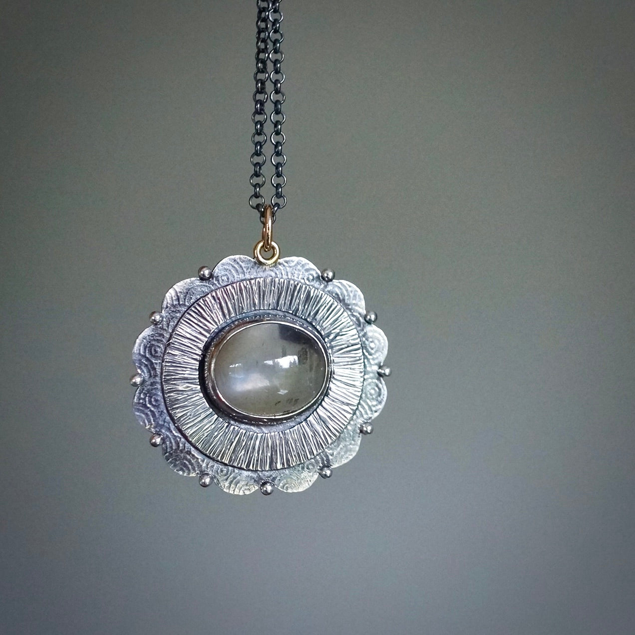 Malawi poonstone pendant