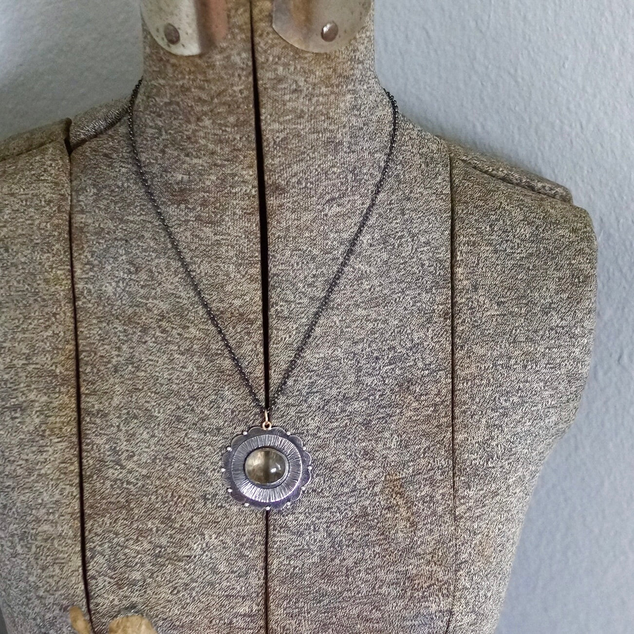Malawi poonstone pendant