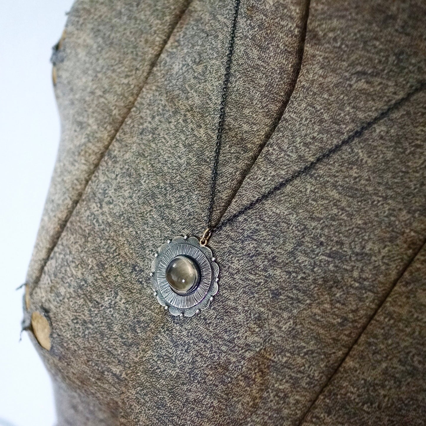 Malawi poonstone pendant