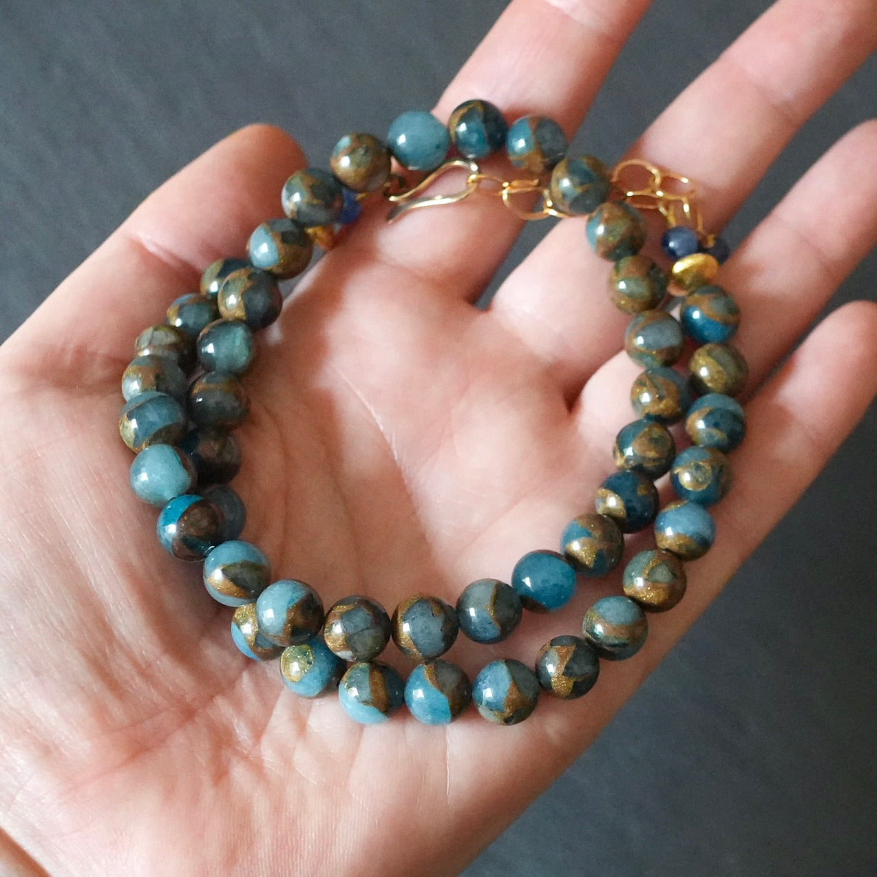 Impression jasper necklace