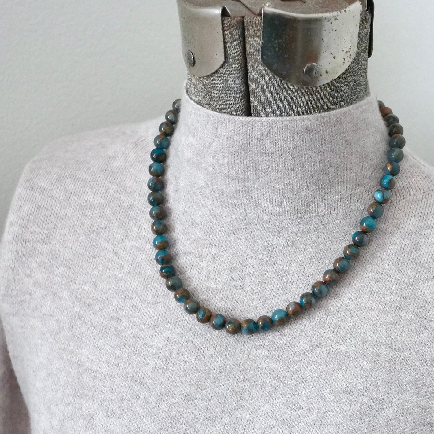 Impression jasper necklace