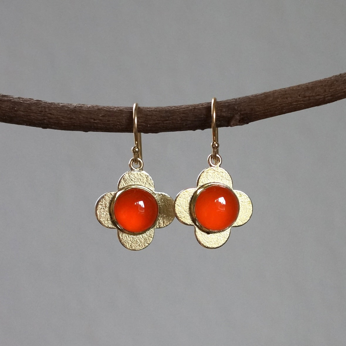 Carnelian earrings