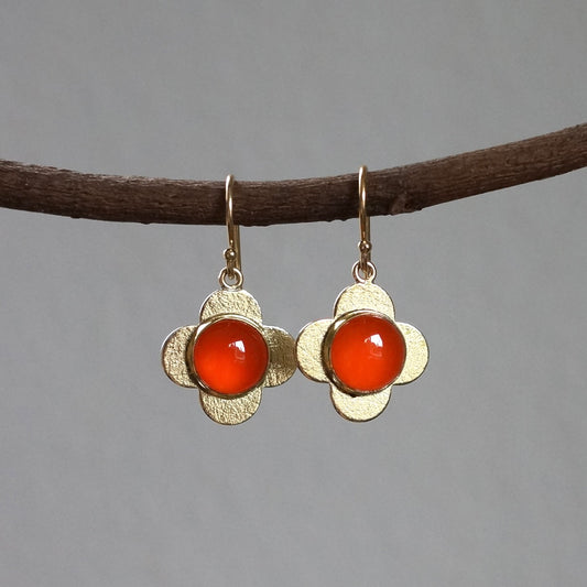 Carnelian earrings