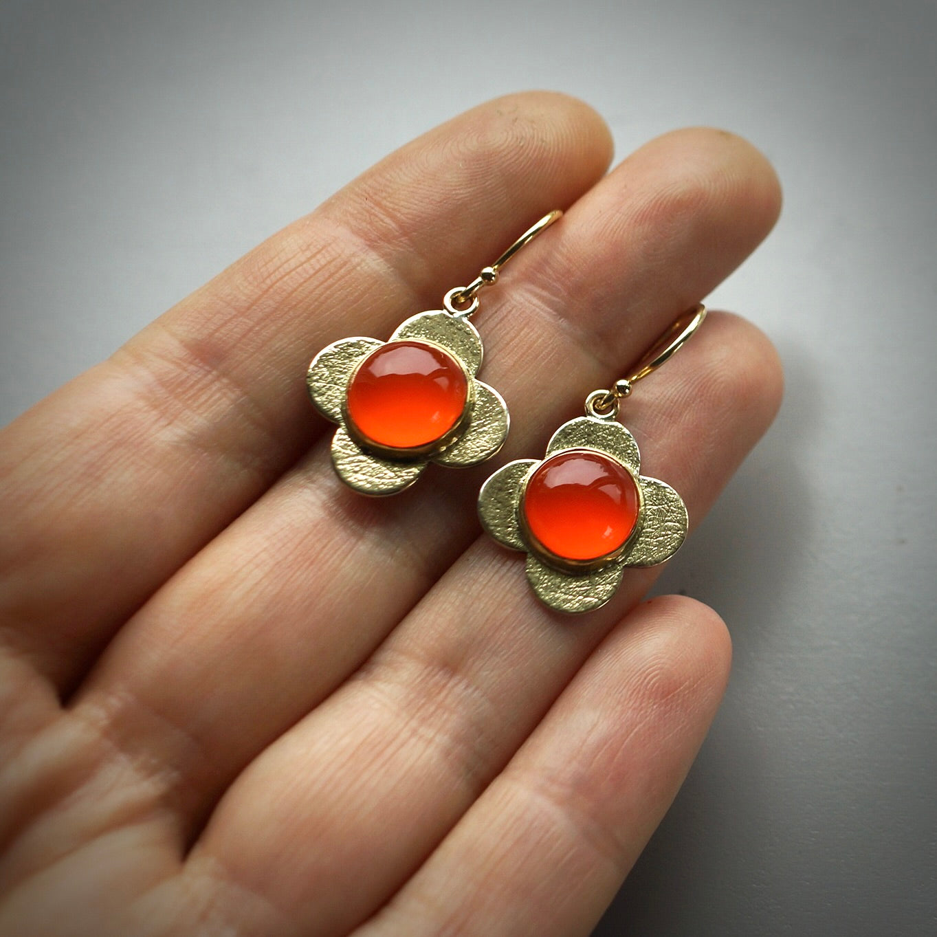 Carnelian earrings