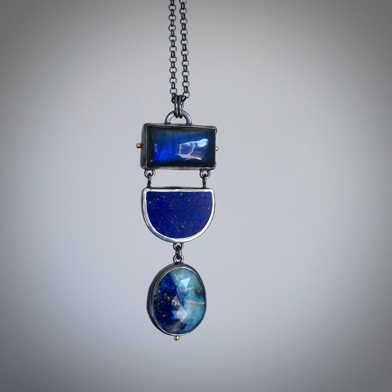 Royal Blue Trio pendant