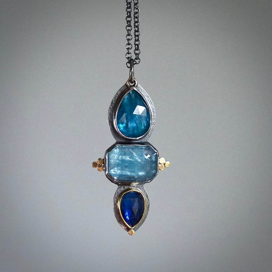 Kyanite Trio pendant