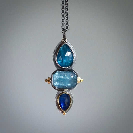 Kyanite Trio pendant
