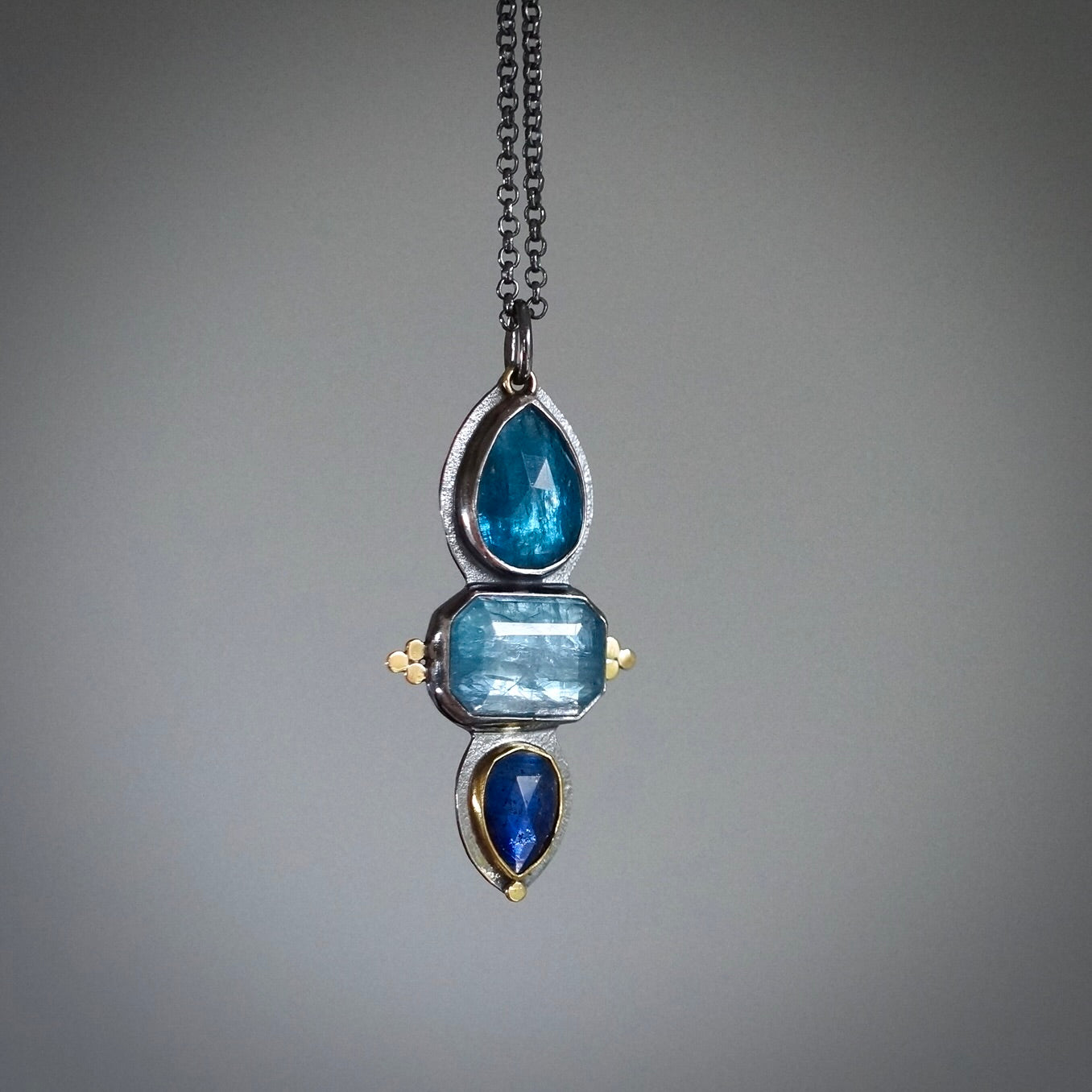 Kyanite Trio pendant