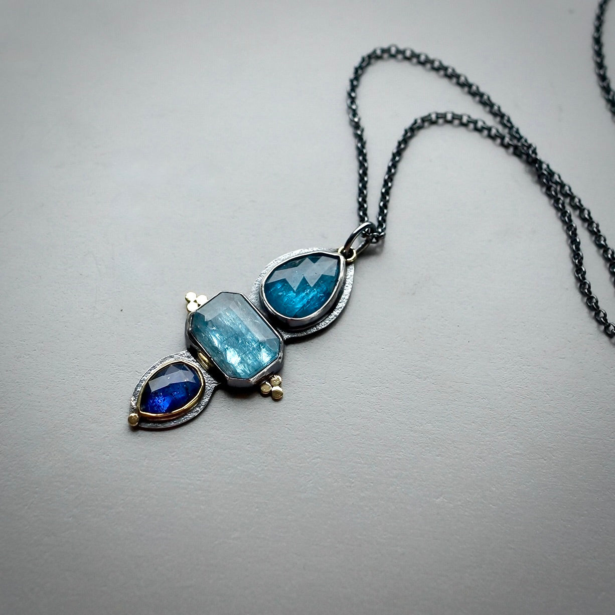 Kyanite Trio pendant