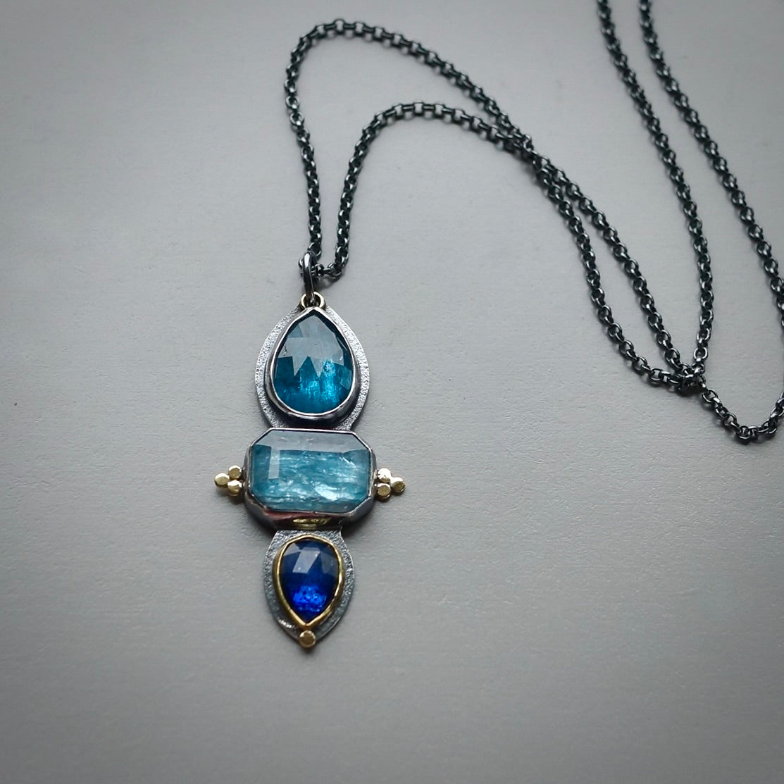 Kyanite Trio pendant