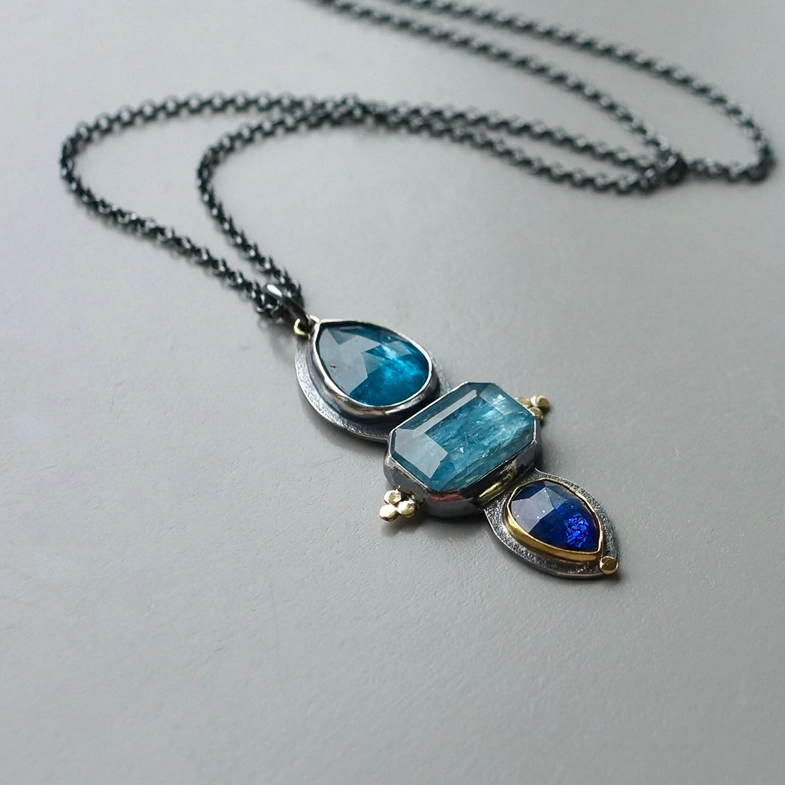 Kyanite Trio pendant