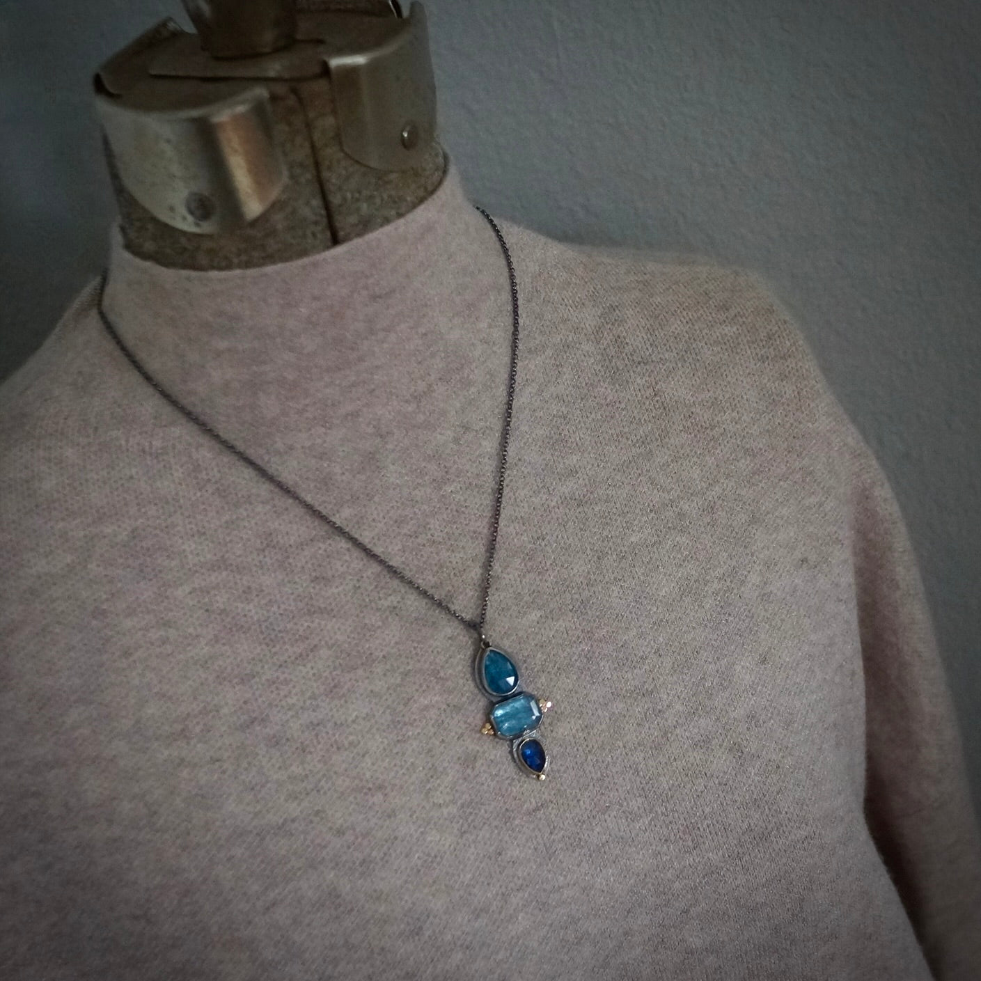 Kyanite Trio pendant
