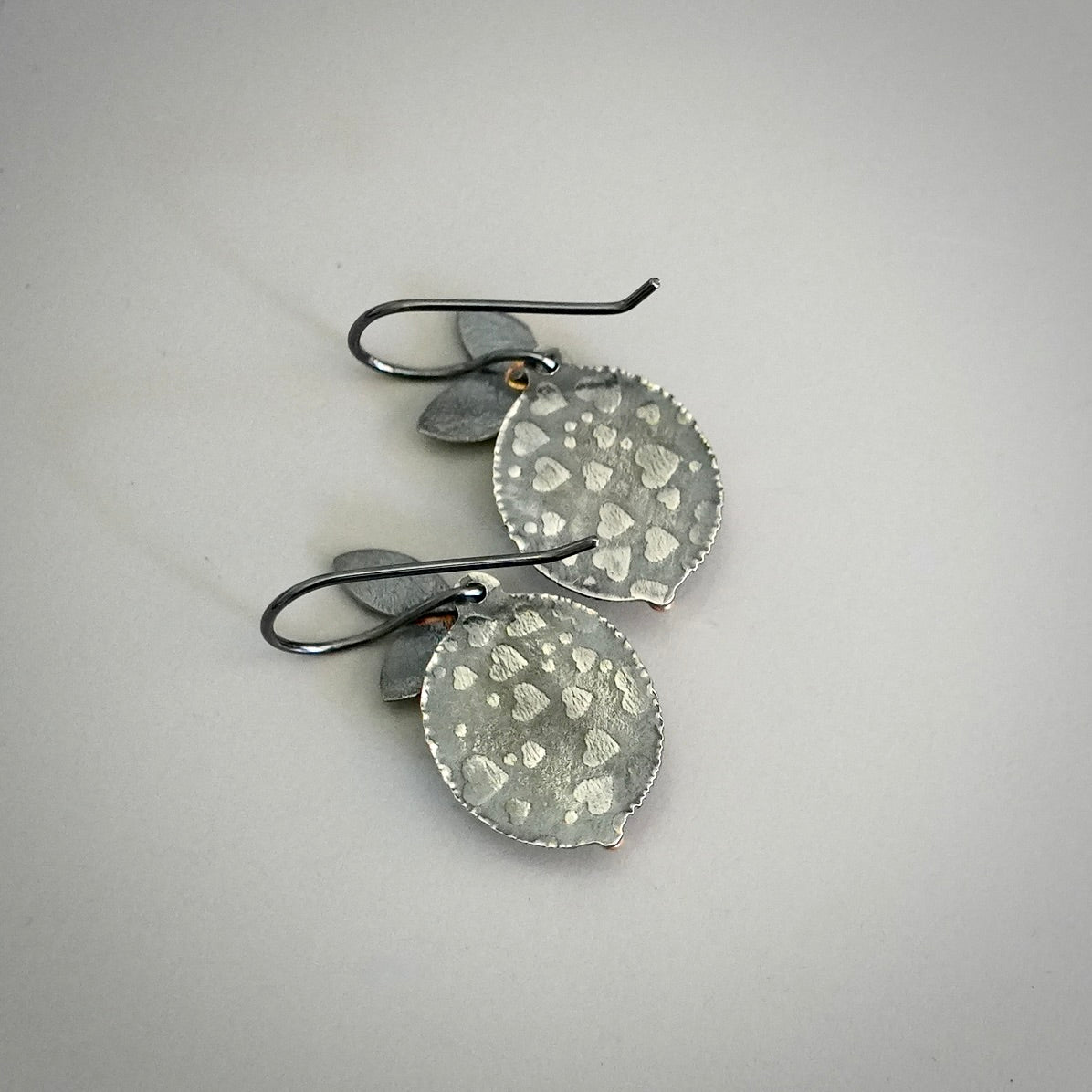 Forest green tourmaline earrings