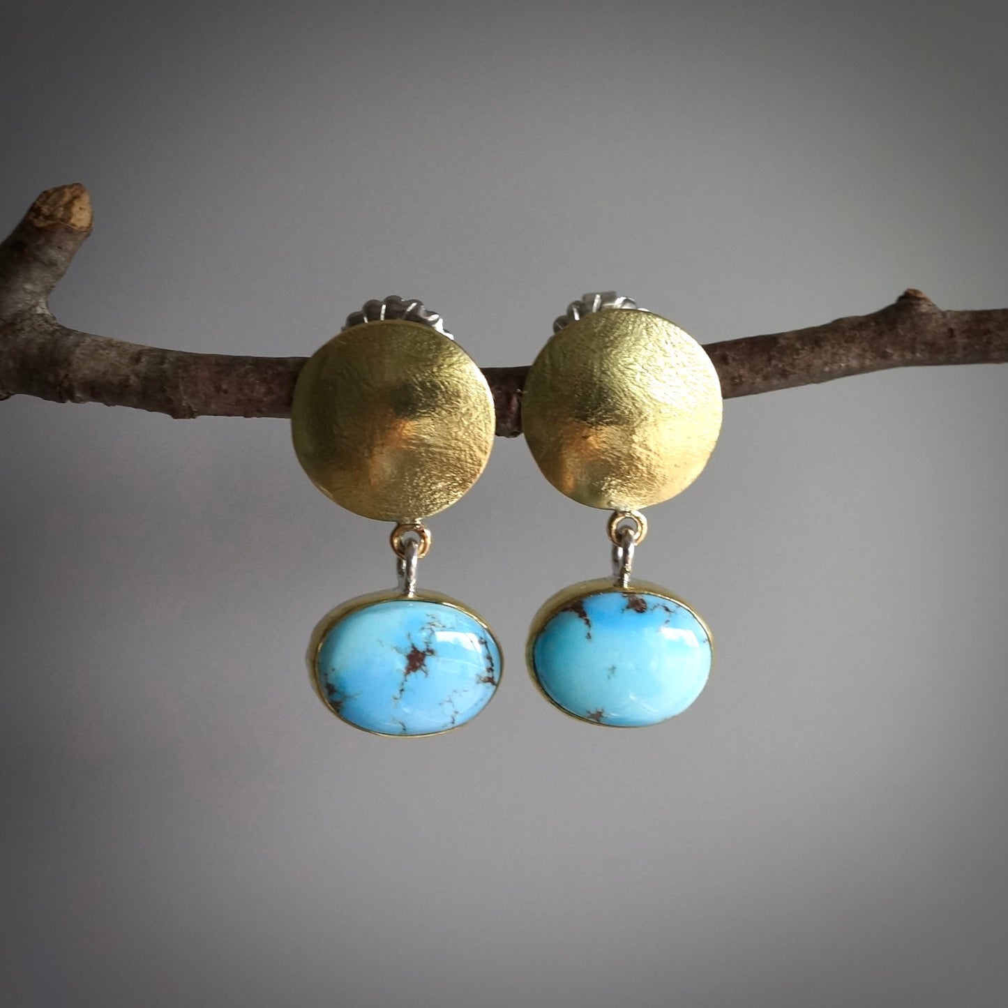 Golden Hills Turquoise earrings