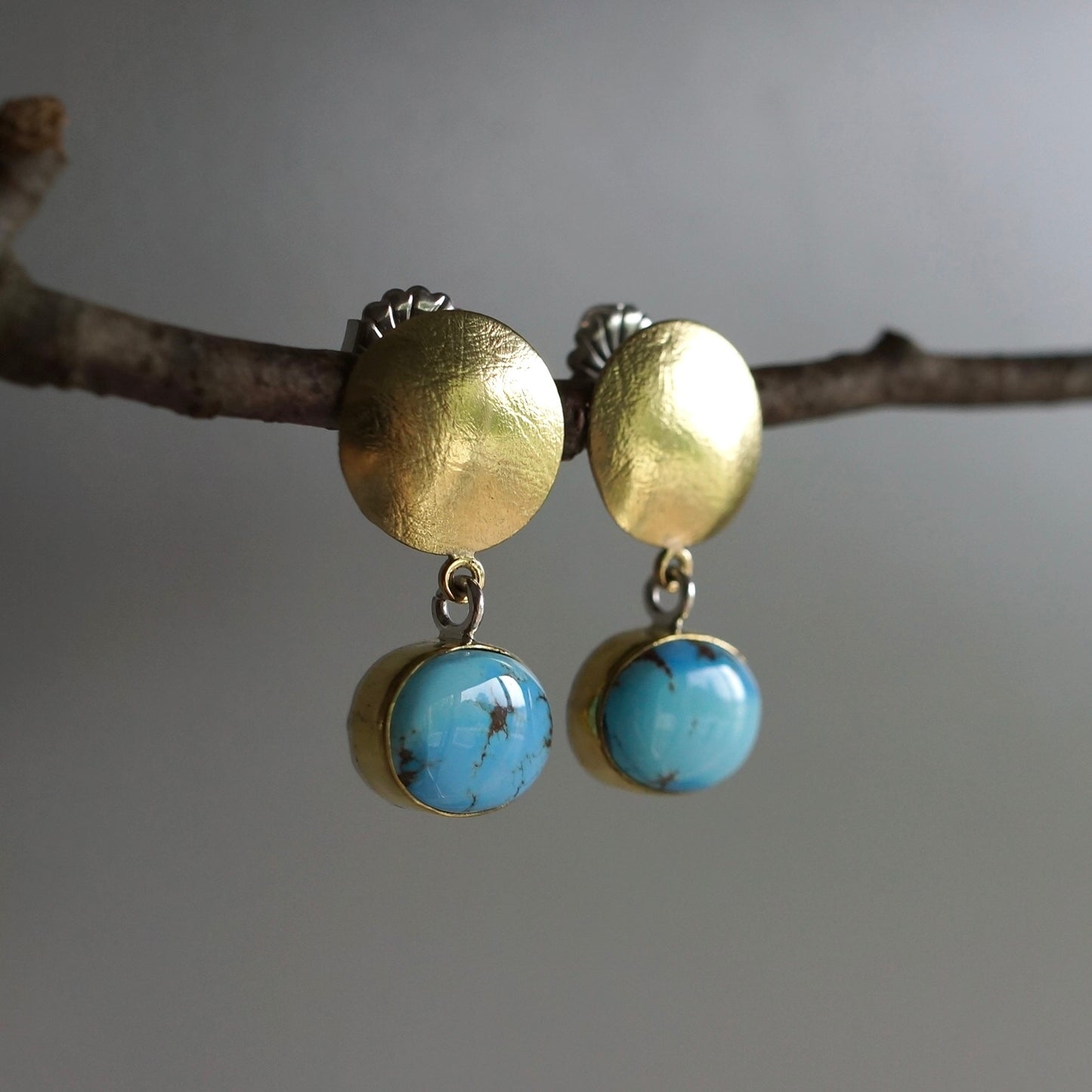 Golden Hills Turquoise earrings