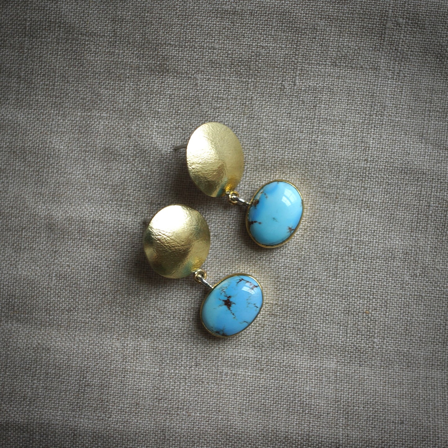 Golden Hills Turquoise earrings