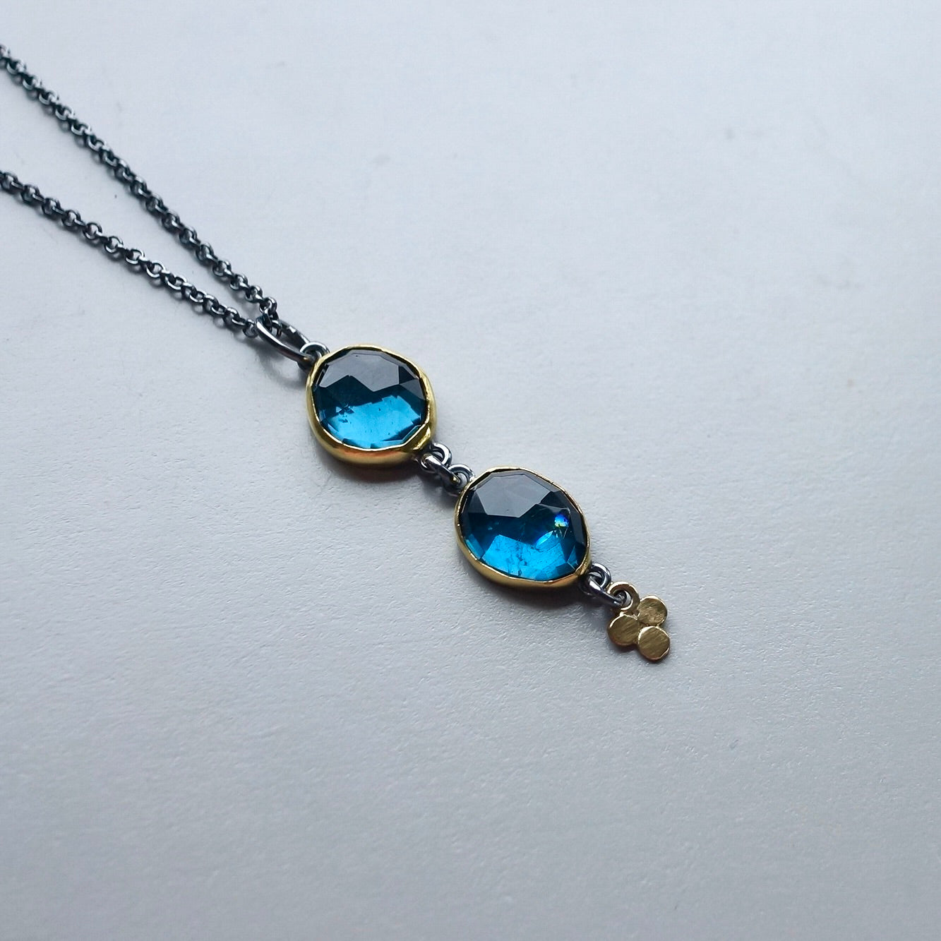 London blue topaz pendant