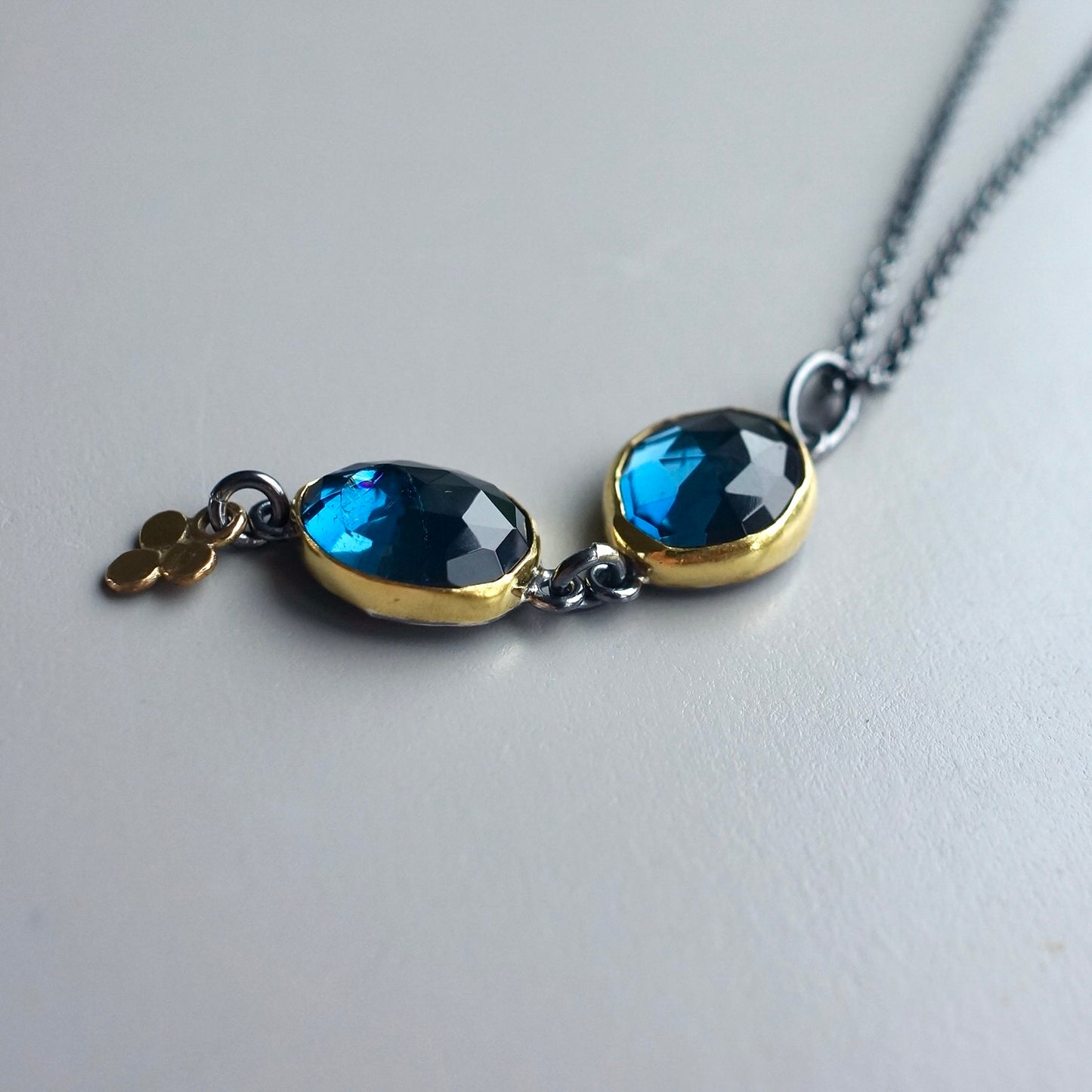 London blue topaz pendant