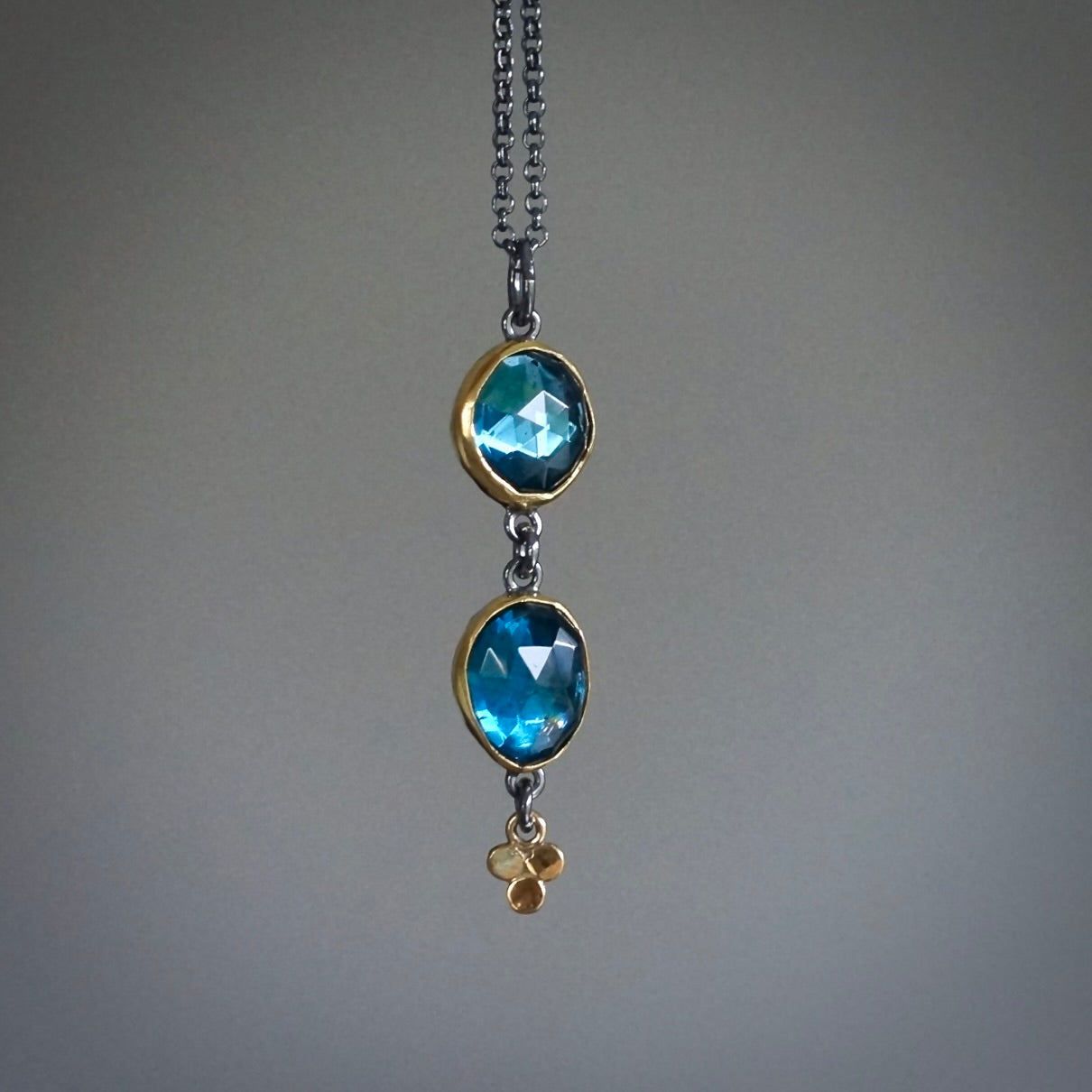 London blue topaz pendant