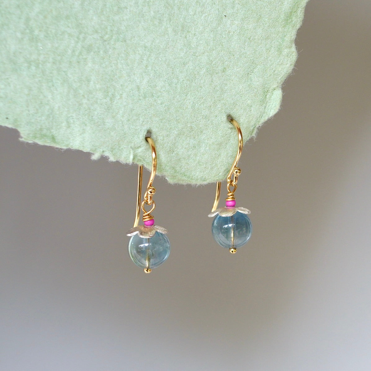 Fluorite earrings