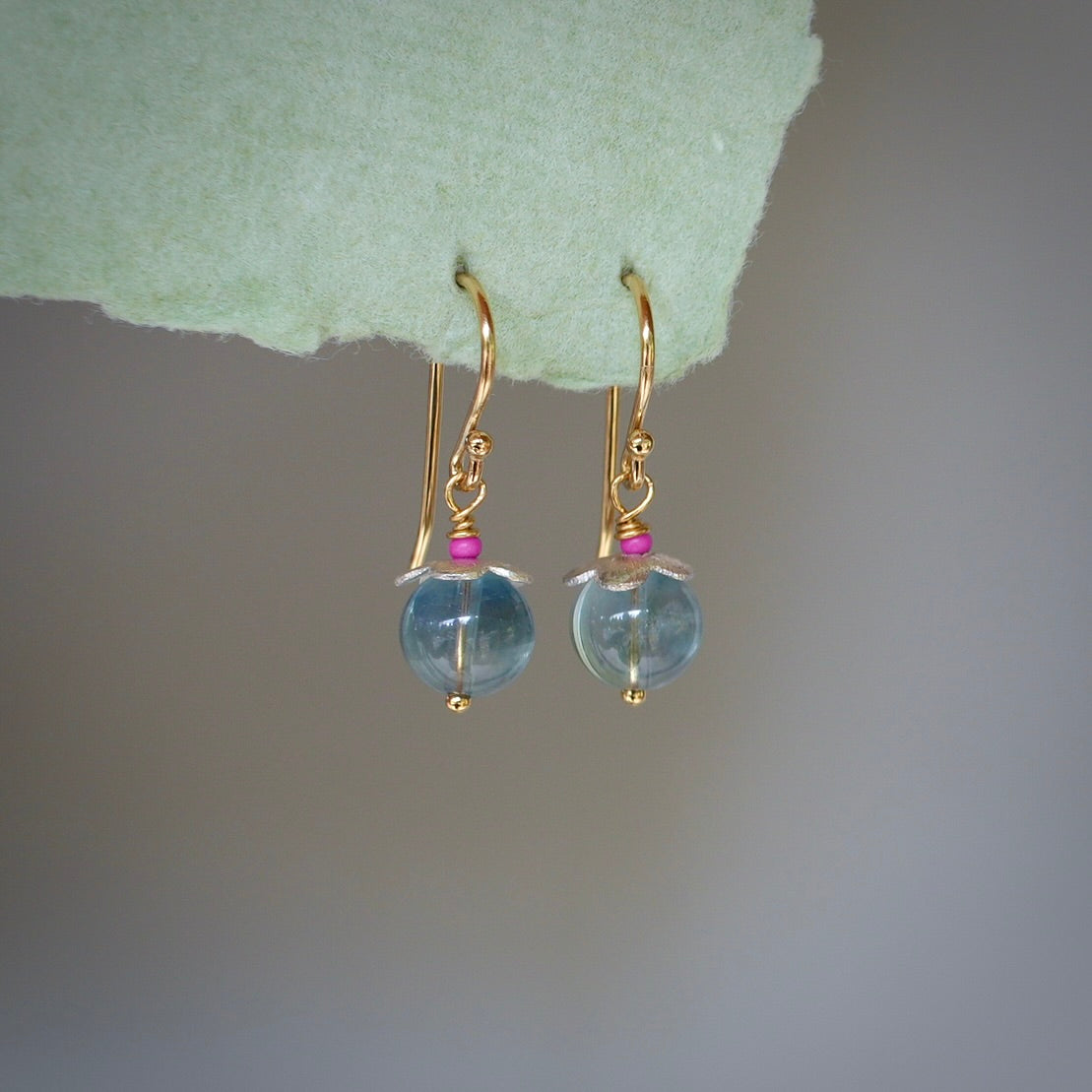 Fluorite earrings