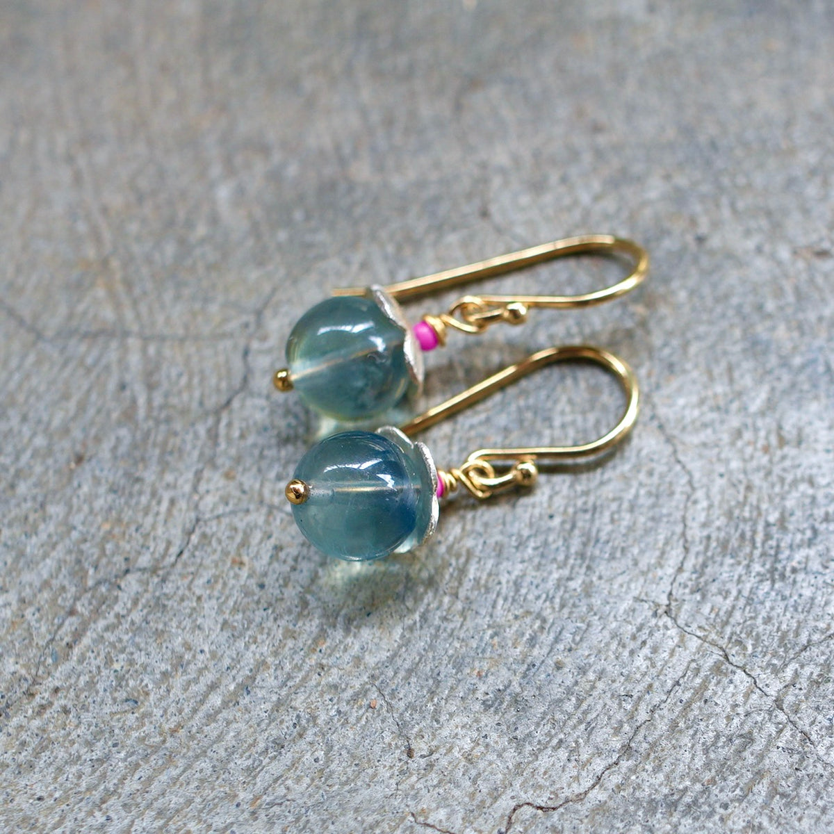 Fluorite earrings