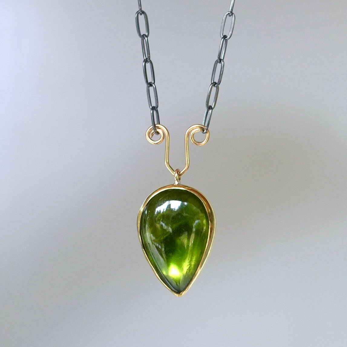 Vesuvianite necklace