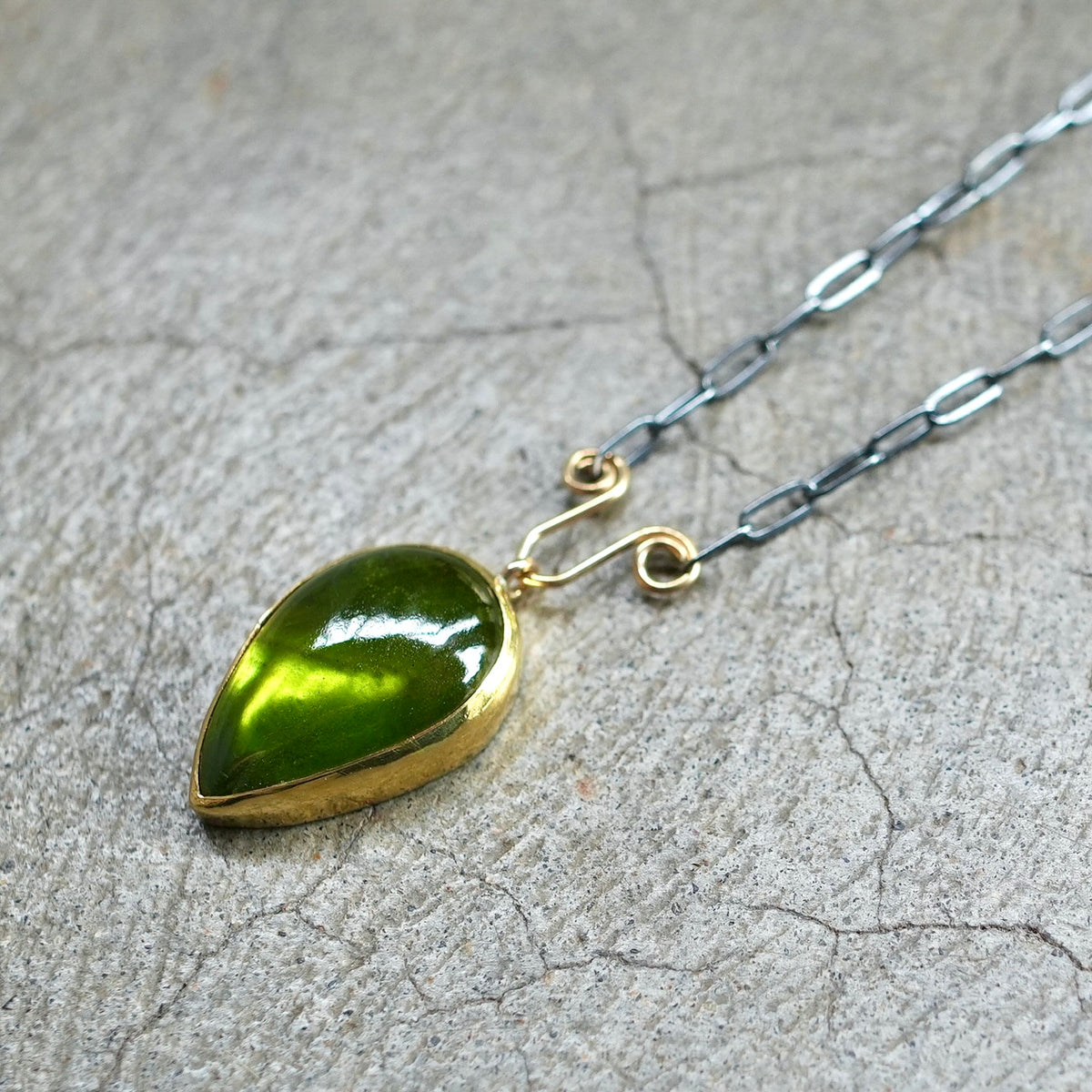 Vesuvianite necklace
