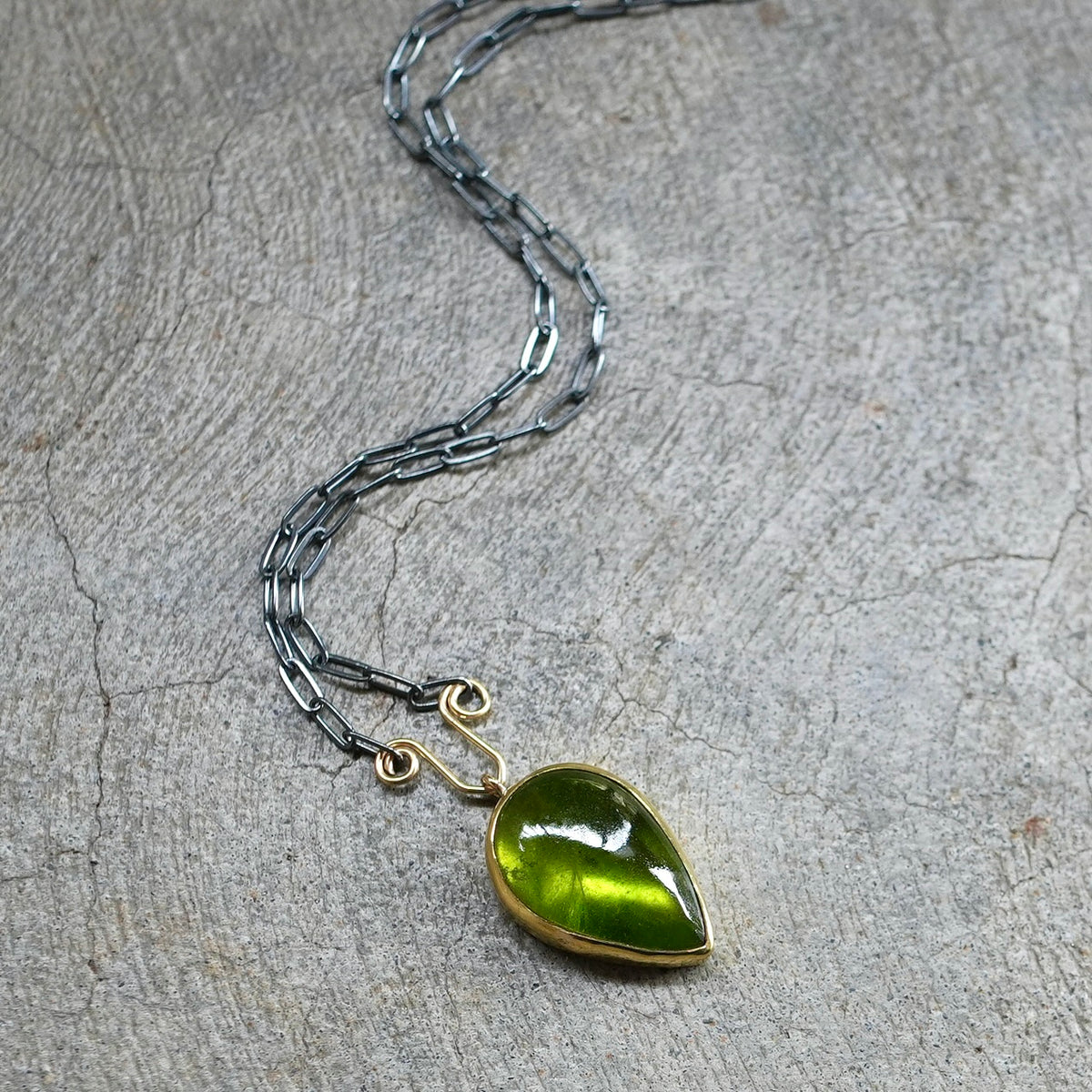 Vesuvianite necklace