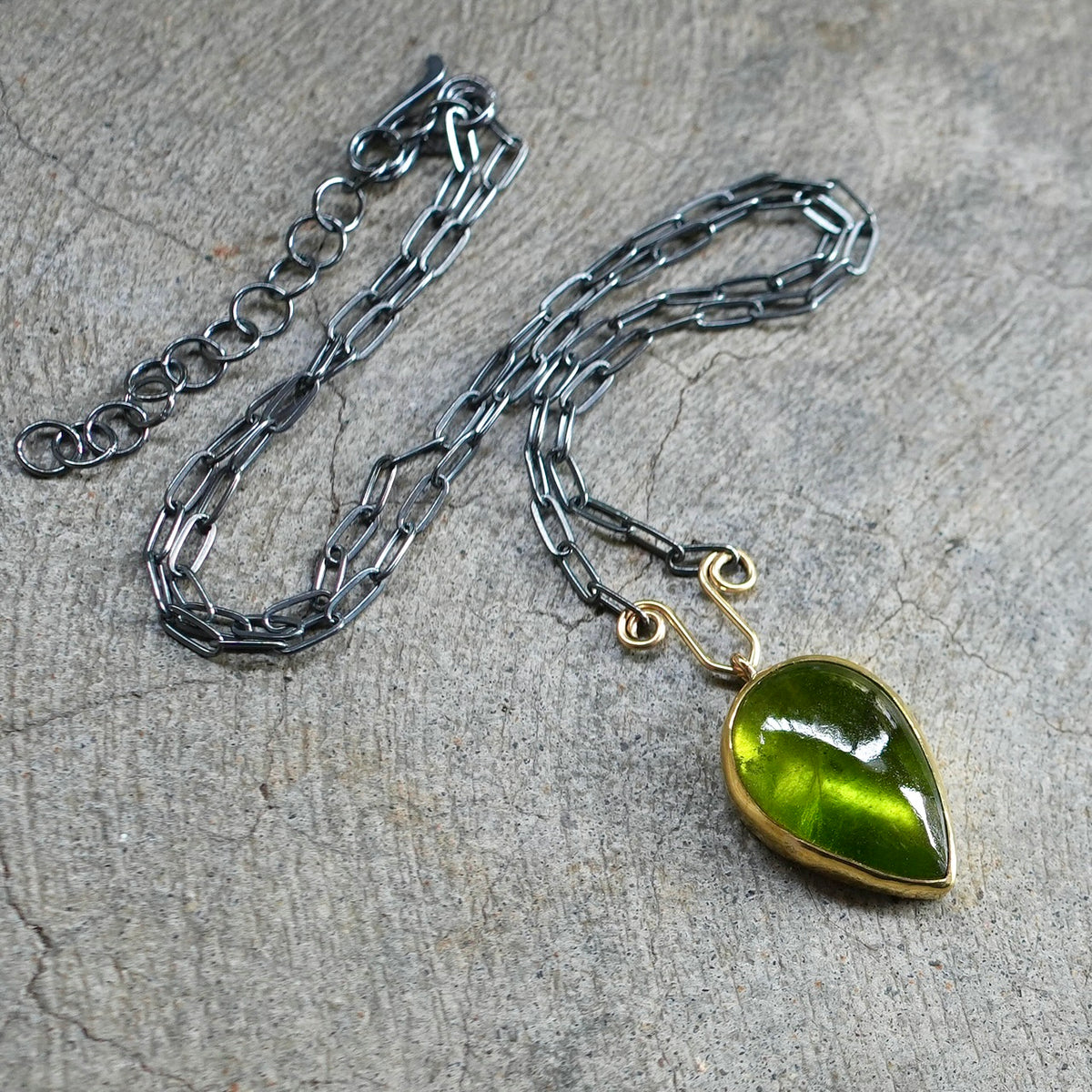 Vesuvianite necklace
